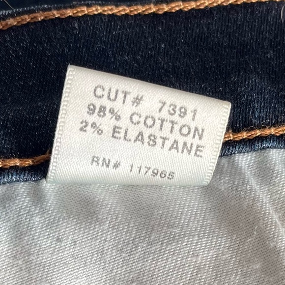 J BRAND BABE STARLESS FLARED 27 BLUE JEANS Y2K MILLENNIAL - Picture 7 of 14